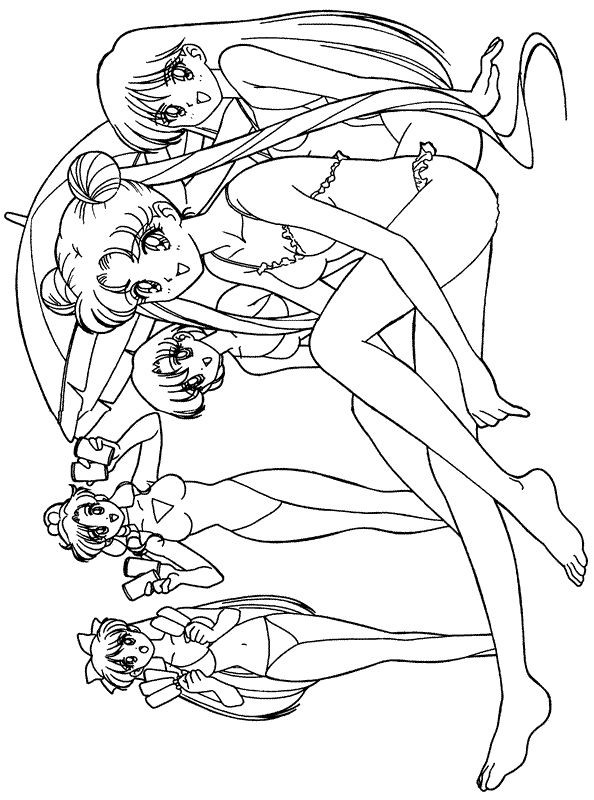 Coloriage 31 Sailor moon