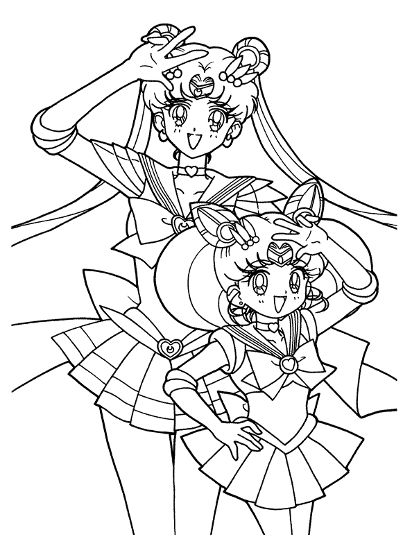 Coloriage 38 Sailor moon