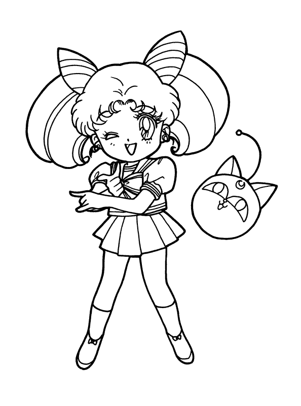 Coloriage 45 Sailor moon