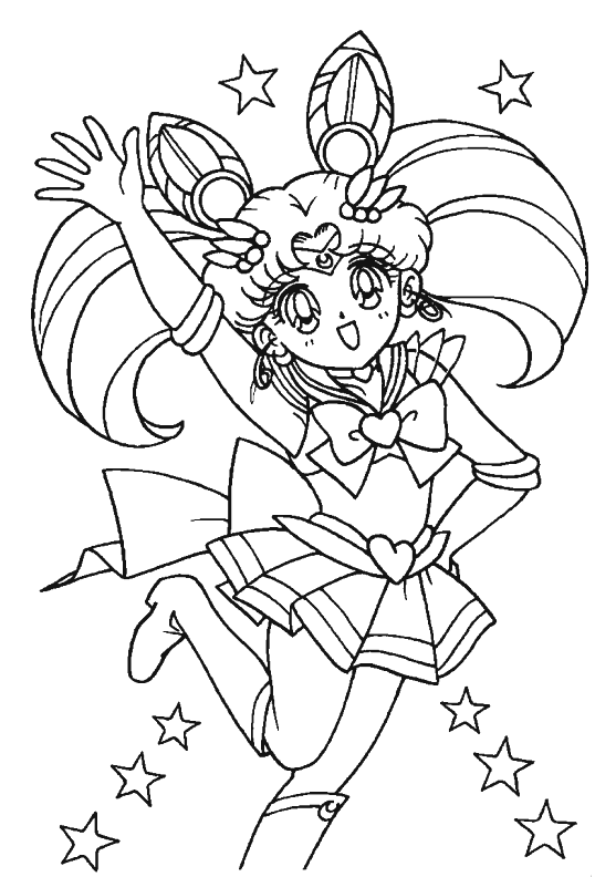 Coloriage 48 Sailor moon