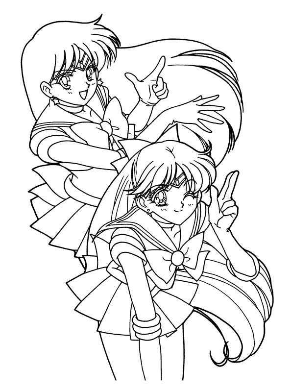 Coloriage 52 Sailor moon