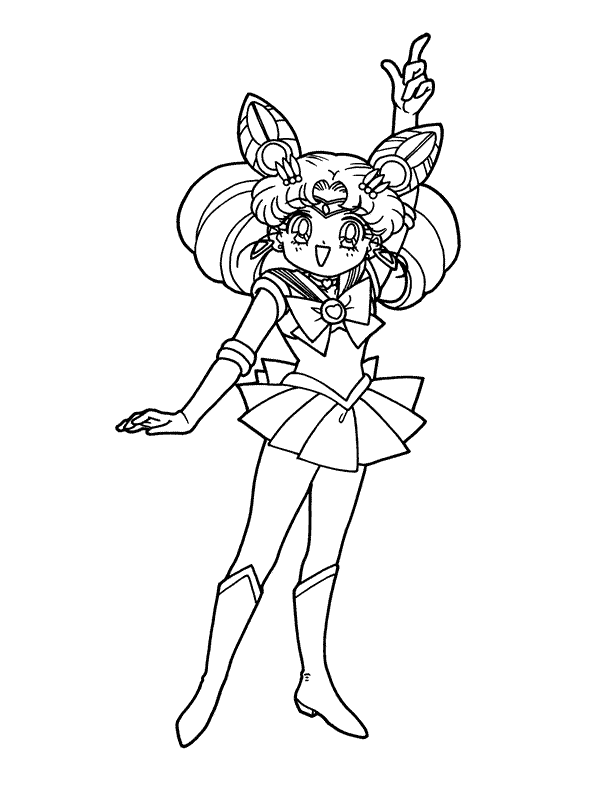 Coloriage 54 Sailor moon