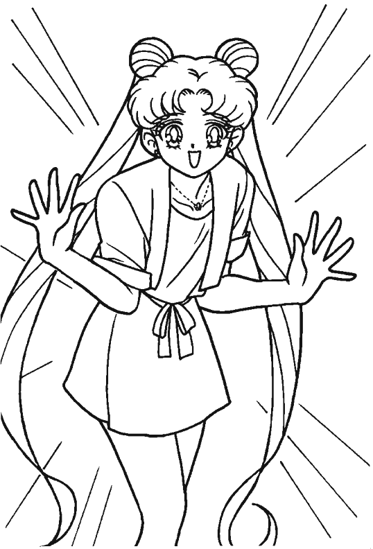 Coloriage 59 Sailor moon