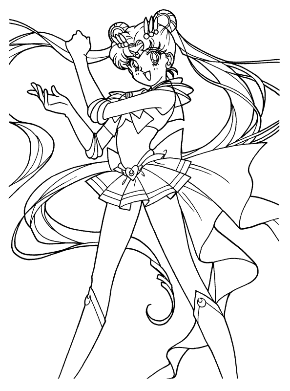 Coloriage 66 Sailor moon