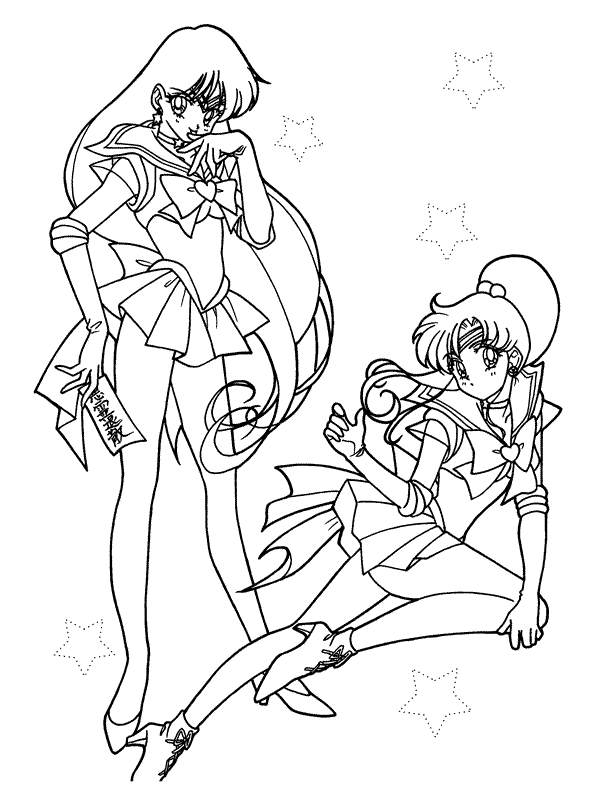 Coloriage 67 Sailor moon