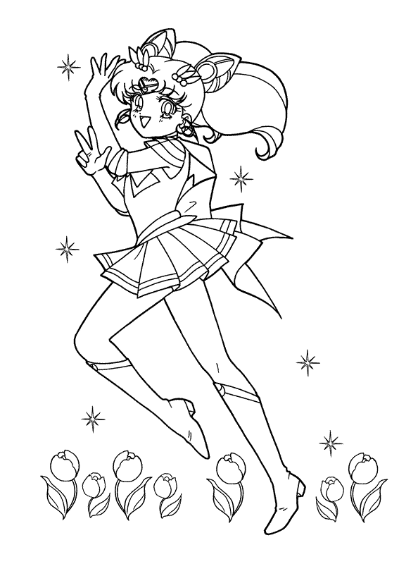 Coloriage 69 Sailor moon