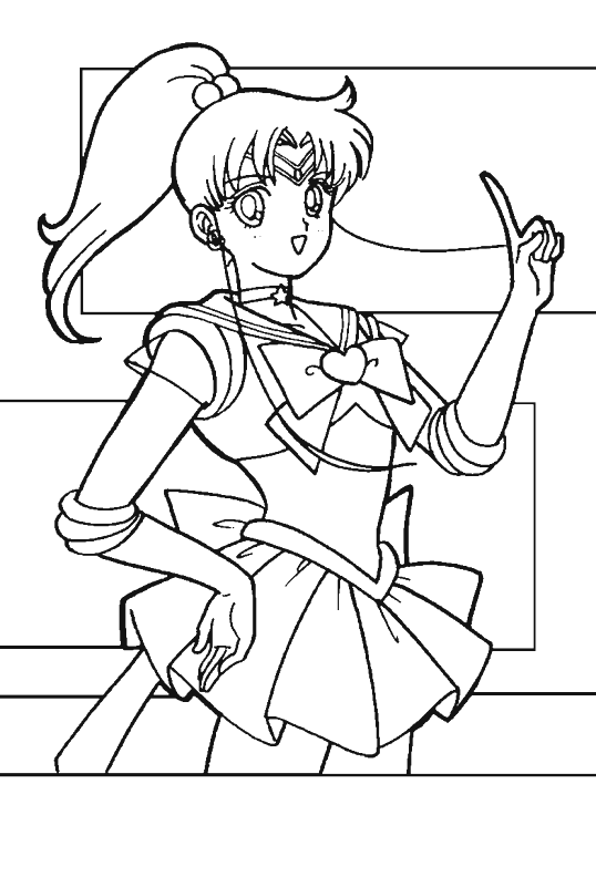 Coloriage 7 Sailor moon