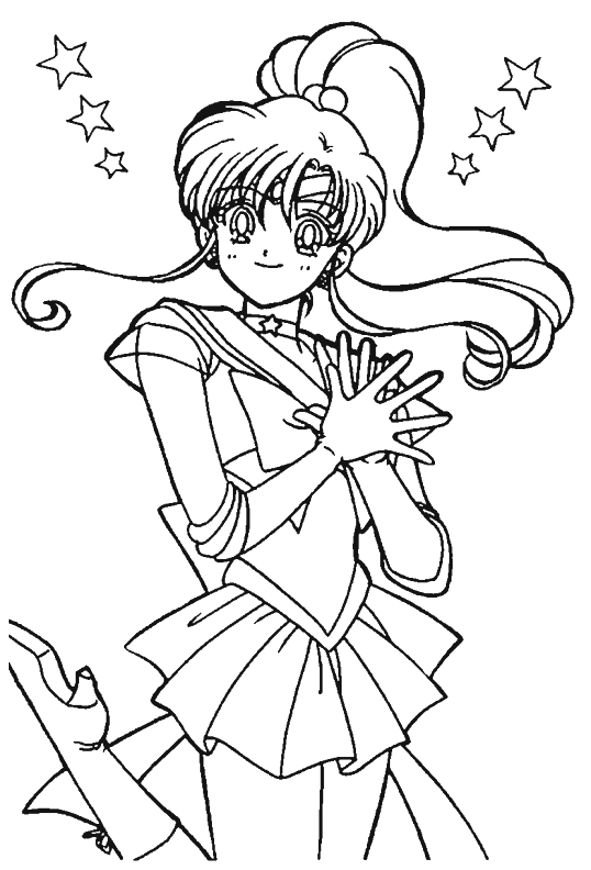 Coloriage 8 Sailor moon