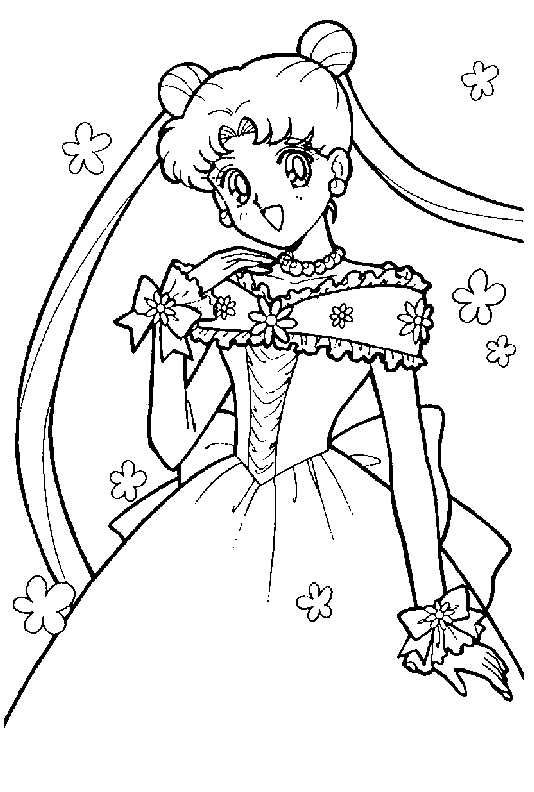 Coloriage 82 Sailor moon