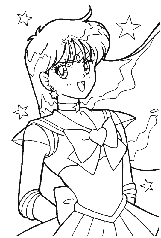 Coloriage 9 Sailor moon