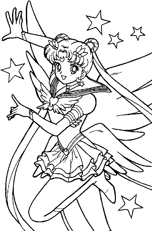 Coloriage 94 Sailor moon