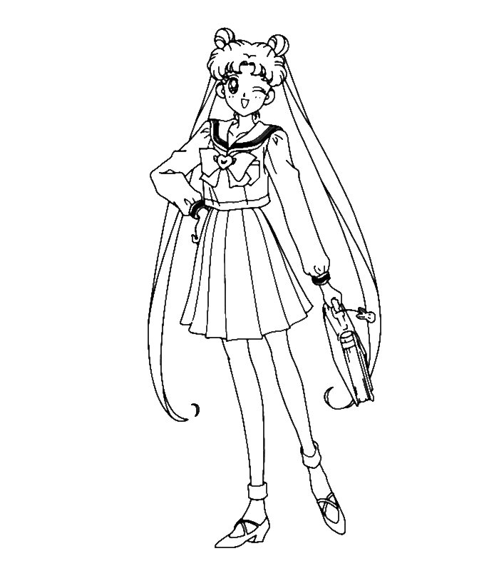 Coloriage 99 Sailor moon