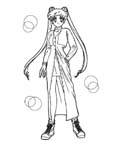 Coloriage Sailor moon 108