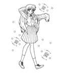 Coloriage Sailor moon 113