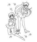 Coloriage Sailor moon 114