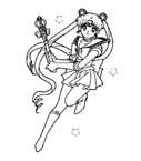 Coloriage Sailor moon 121