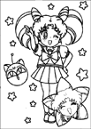 Coloriage Sailor moon 132