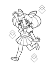 Coloriage Sailor moon 21