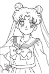 Coloriage Sailor moon 78