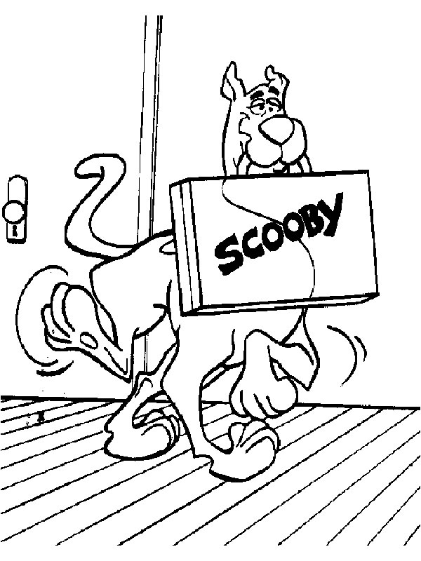 Coloriage 36 Scooby-doo