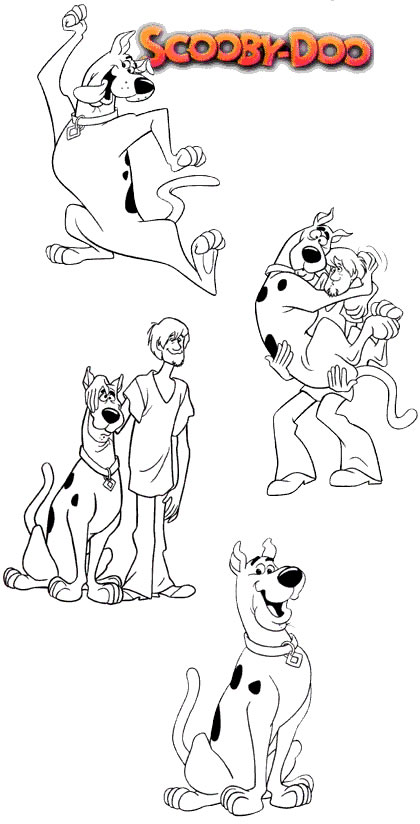 Coloriage 43 Scooby-doo