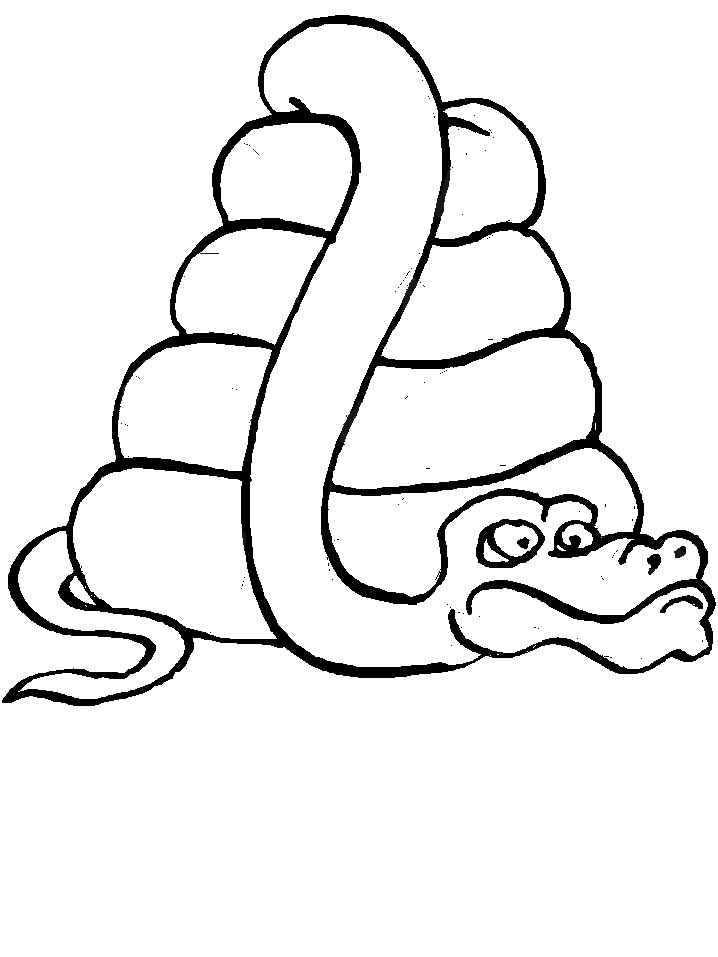 Coloriage 20 Serpents