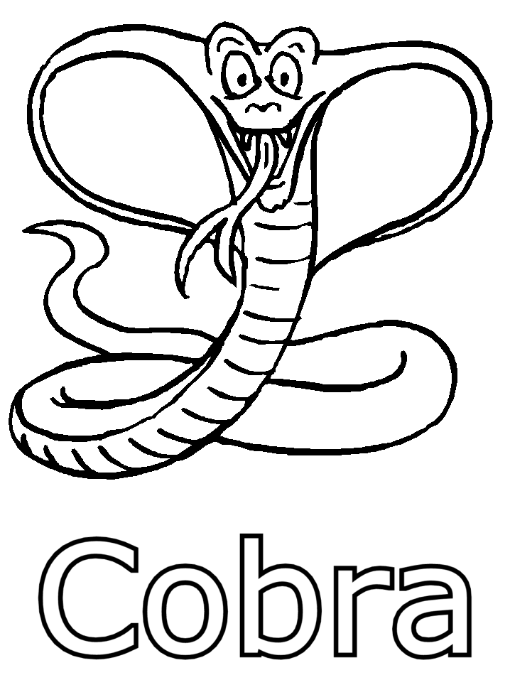 Coloriage 21 Serpents
