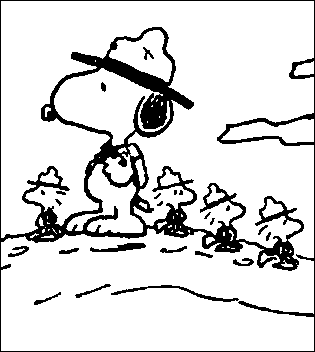 Coloriage 2 Snoopy