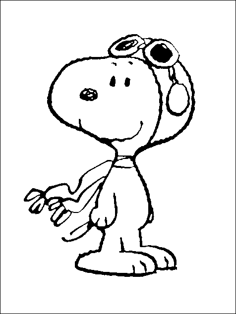 Coloriage 7 Snoopy
