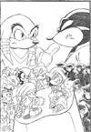 Coloriage Sonic 1