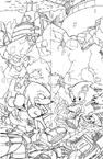 Coloriage Sonic 11