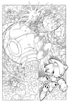 Coloriage Sonic 16