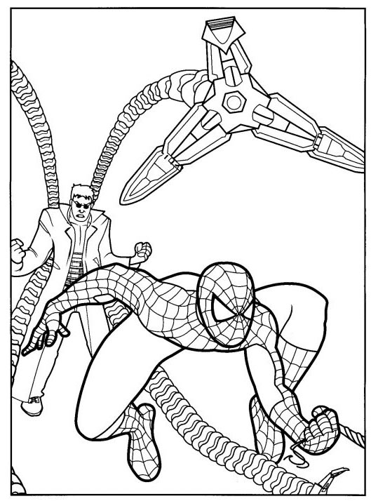 Coloriage 109 Spiderman