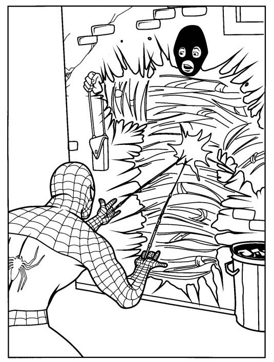 Coloriage 116 Spiderman