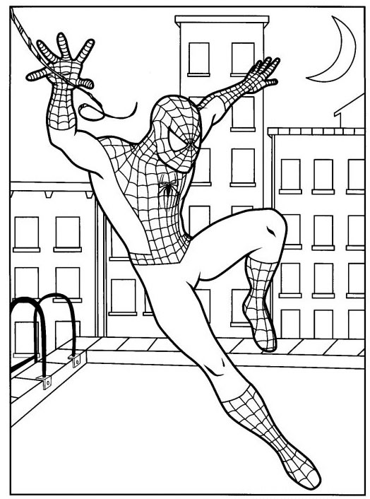 Coloriage 123 Spiderman