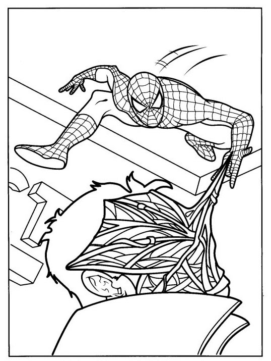 Coloriage 124 Spiderman