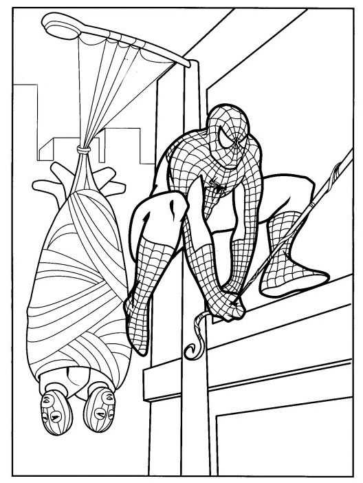 Coloriage 146 Spiderman