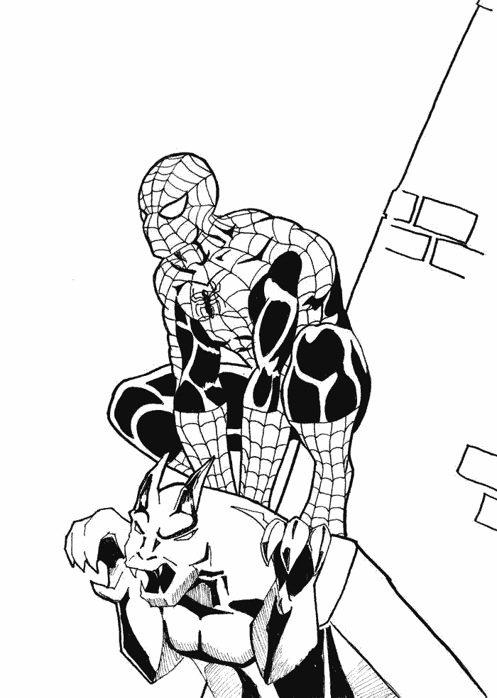 Coloriage 19 Spiderman
