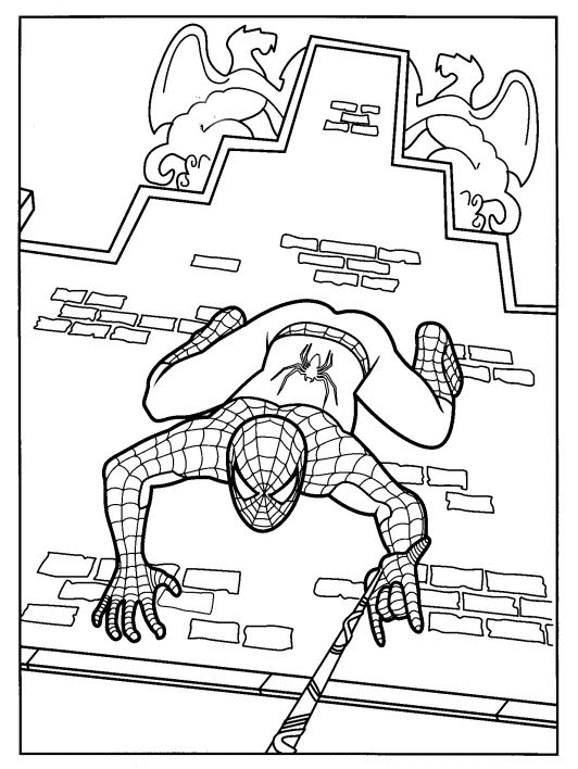 Coloriage 21 Spiderman