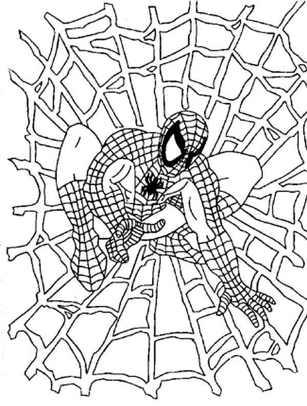 Coloriage 32 Spiderman