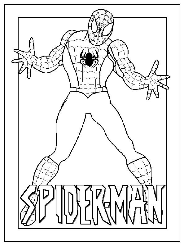 Coloriage 36 Spiderman