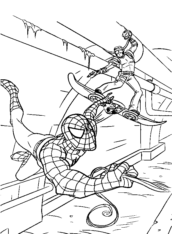 Coloriage 64 Spiderman
