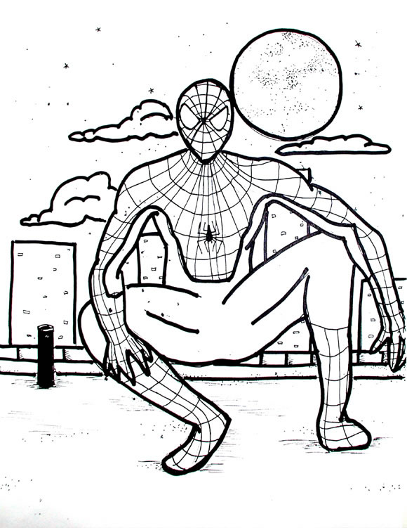 Coloriage 68 Spiderman