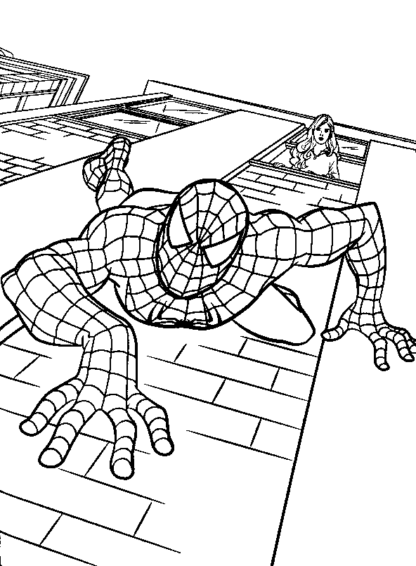 Coloriage 69 Spiderman