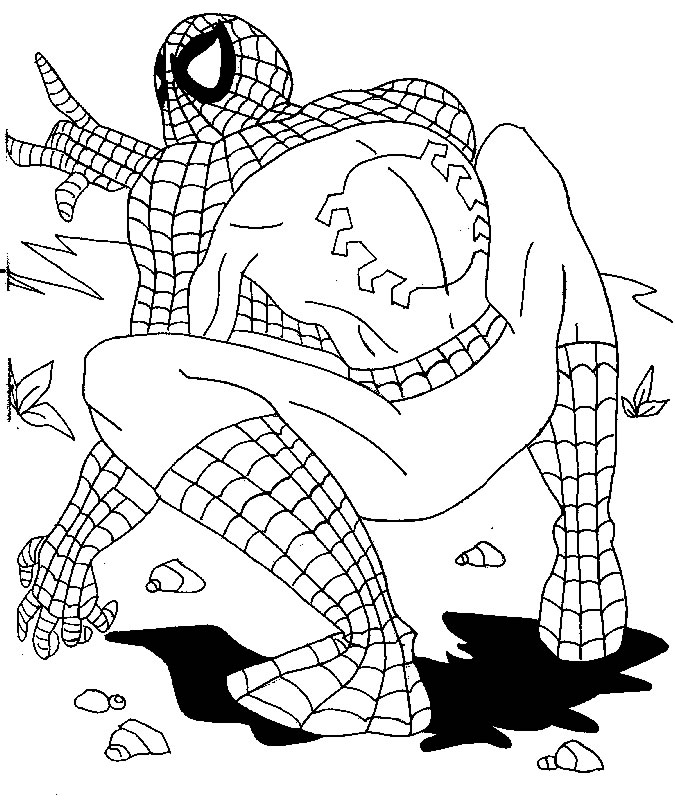 Coloriage 90 Spiderman