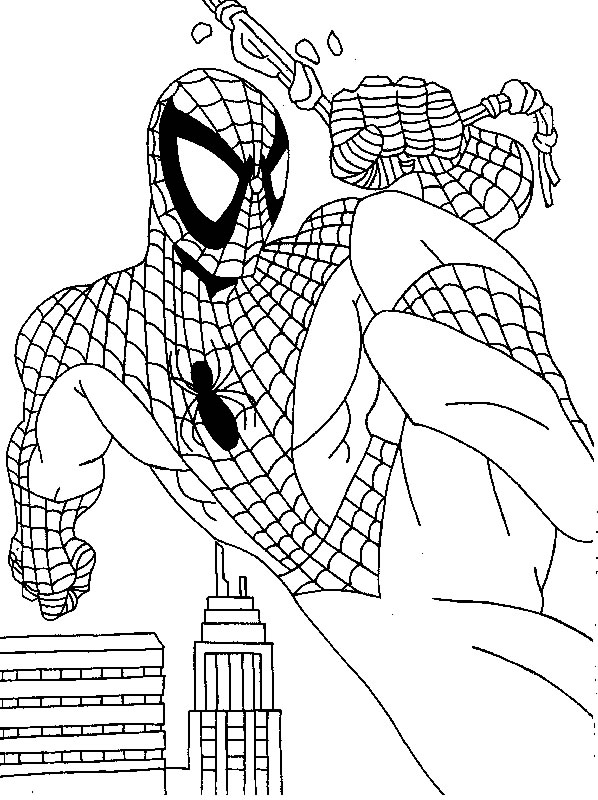 Coloriage 92 Spiderman