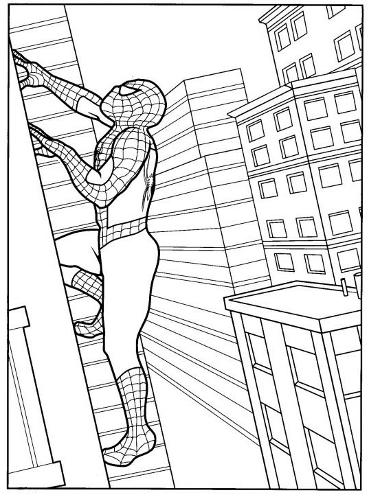 Coloriage 98 Spiderman