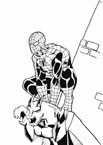 Coloriage Spiderman 19