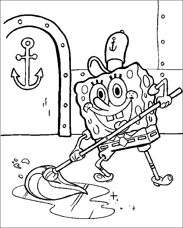 Coloriage 1 Spongebob