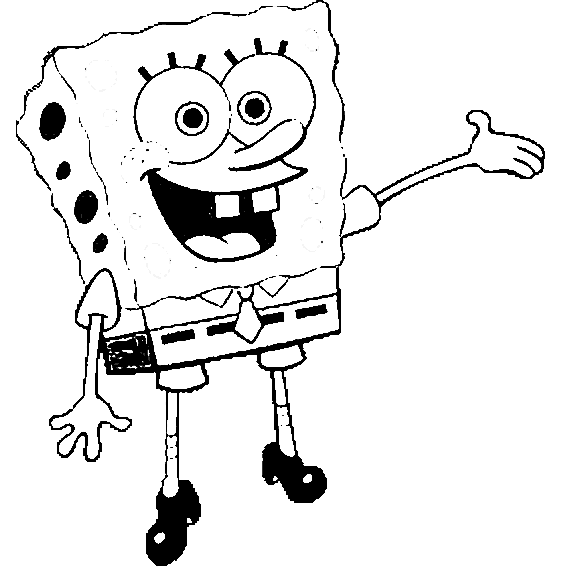 Coloriage 10 Spongebob